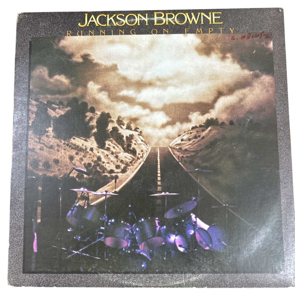 Jackson Browne Running On Empty Vinyl LP 1977 Asylum Booklet Tested EX